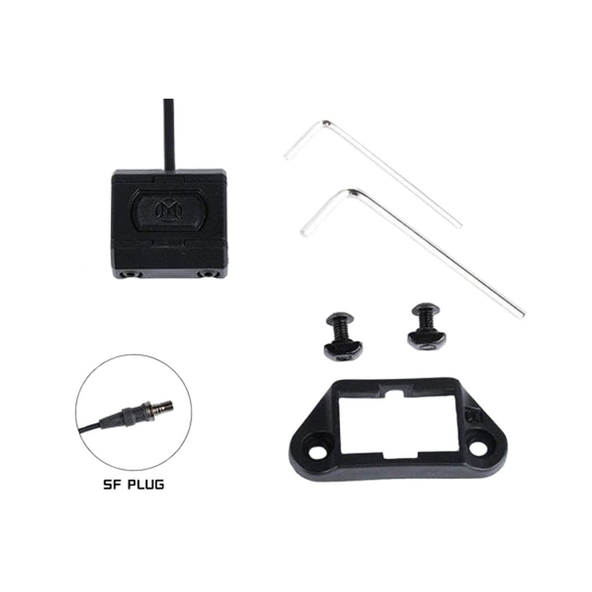 Ranger Armory Rail Mounted SF Plug Pressure Switch (Color: Black)