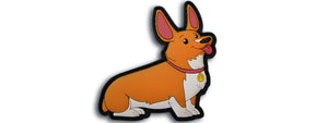 Einstein The Space Cowboy Corgi PVC Morale Patch