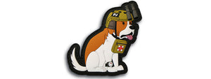 Giovanni St. Bernard The Pararescue Jumper Tactical Dog PVC Morale Patch