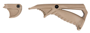 SG-46-2T ERGONOMIC POINTING FOREGRIP W/ TACTICAL SUPPORT GRIP (TAN)