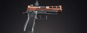 Sig Sauer Proforce P320 XCarry GBB Pistol w/ PH+ P320/M17 Slide & Lancer Tactical Red Dot Reflex Sight - (Bronze)