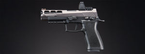 Sig Sauer Proforce P320 XCarry GBB Pistol w/ PH+ P320/M17 Slide & Lancer Tactical Red Dot Reflex Sight - (Gray)