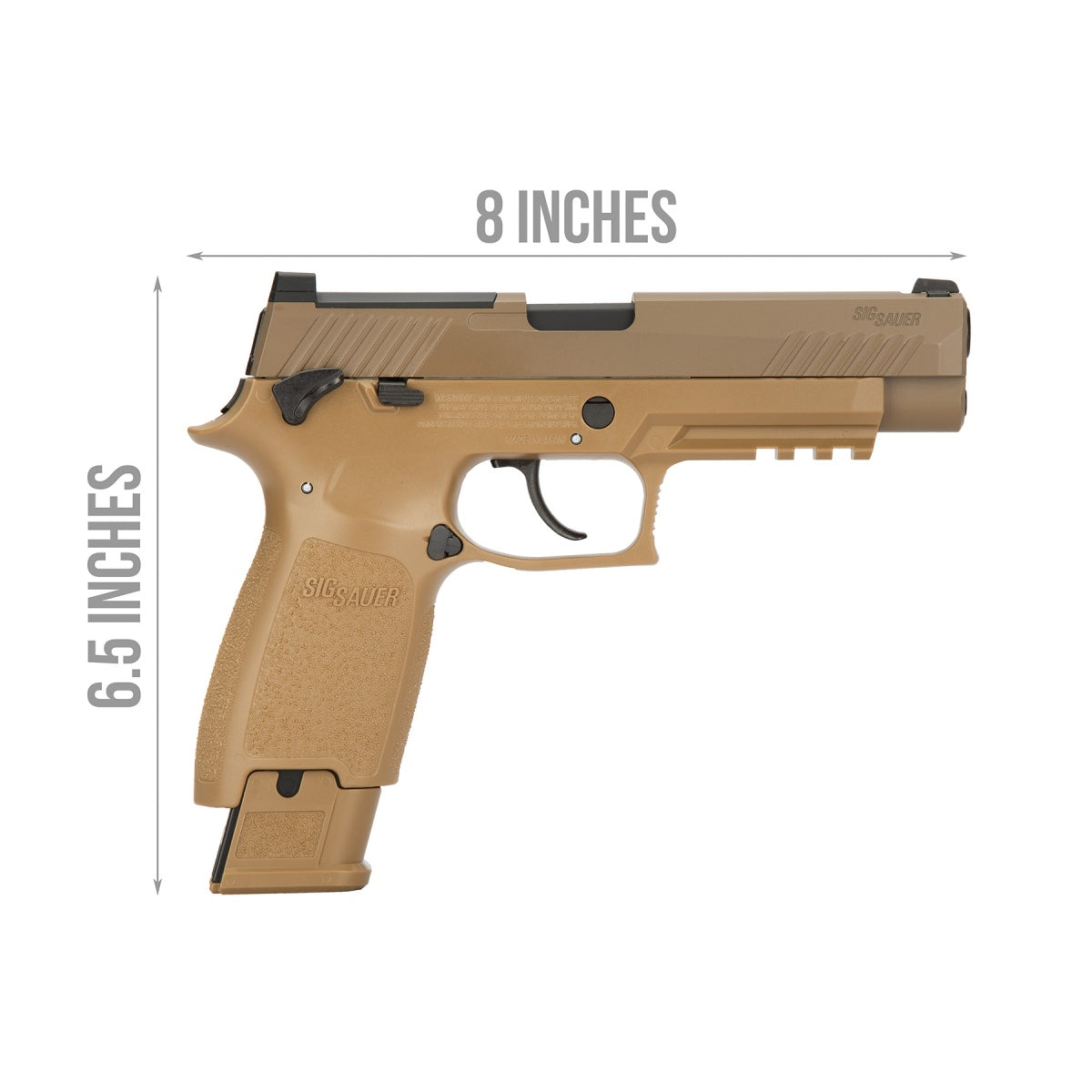 Sig Air P320-M17 CO2 GBB Air Pistol (Color: Coyote Tan)