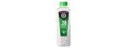 Lancer Tactical 5050 Round 0.28g Streamline Competition Grade Outdoor BB Bottle (Color: White)