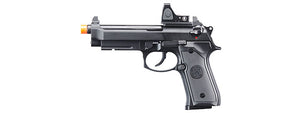 KLI KL-92 AI Optic Ready 6mm Dual Power CO2/Gas Blowback Airsoft Pistol Red Dot Combo - (Black)