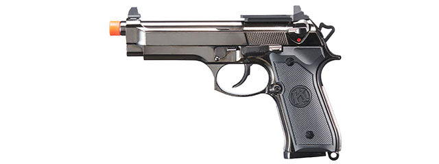 KLI KL-92 Fusion Optic Ready 6mm Dual Power CO2/Gas Blowback Airsoft Pistol - (Black/Gun Metal)