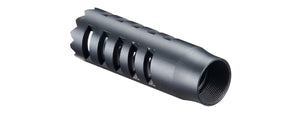 Golden Eagle Muzzle Brake For FABARM STF 12 Airsoft Shotgun - (Black)