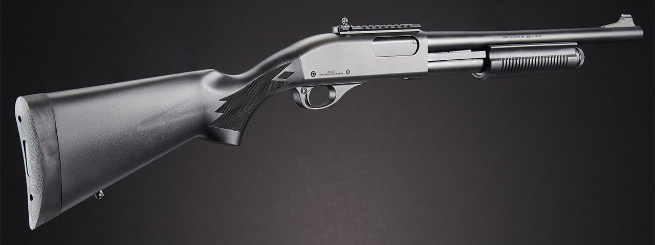 Tokyo Marui M870 Gas Powered Pump Action Shotgun (Color: Black)