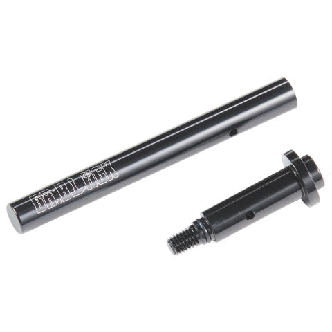 Dr. Black AGA Aluminum Recoil Spring Guide Rod for 5.1 Tokyo Marui Hi-CAPA Gas Blowback Airsoft Pistols - BLACK