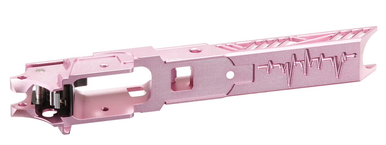Dr. Black CNC Aluminum Frame Type 01 For TM Hi-CAPA 4.3 GBB Pistols - (Pink)