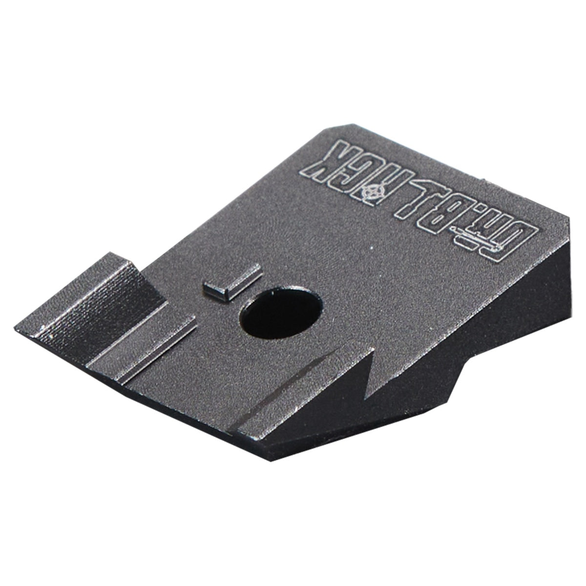 Dr. Black Aluminum Fiber Optic Rear Sight for TM Hi-CAPA 4.3 GBB Pistols - BLACK