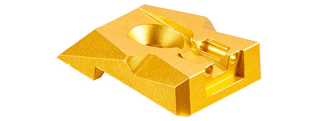 Dr. Black Aluminum Fiber Optic Rear Sight for TM Hi-CAPA 4.3 GBB Pistols - (Gold)