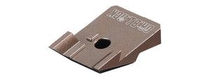 Dr. Black Aluminum Fiber Optic Rear Sight for TM Hi-CAPA 4.3 GBB Pistols - (Tan)