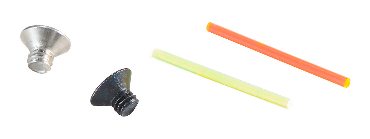 Dr. Black Aluminum Fiber Optic Rear Sight for TM Hi-CAPA 4.3 GBB Pistols - (Tan)