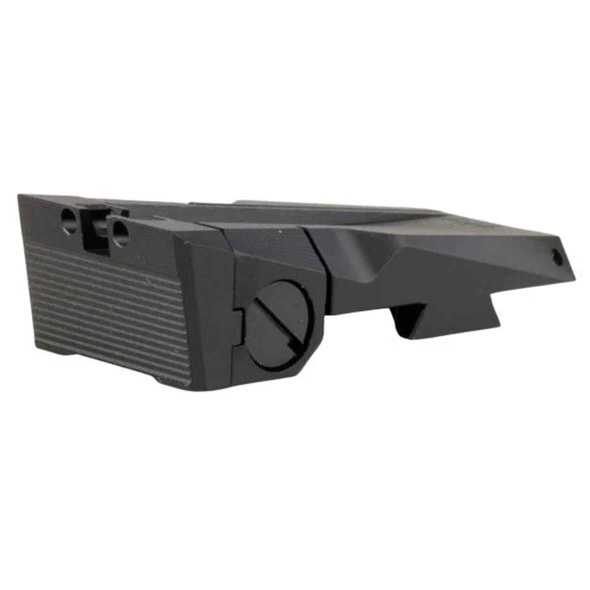 Dr. Black Aluminum Fiber Optic Rear Sight for TM Hi-CAPA 5.1 GBB Pistols - BLACK