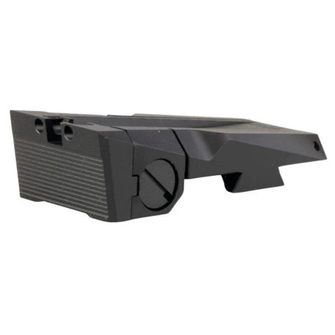 Dr. Black Aluminum Fiber Optic Rear Sight for TM Hi-CAPA 5.1 GBB Pistols - BLACK