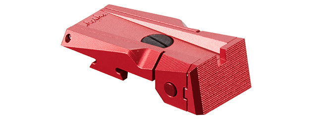 Dr. Black Aluminum Fiber Optic Rear Sight for TM Hi-CAPA 5.1 GBB Pistols - (Red)