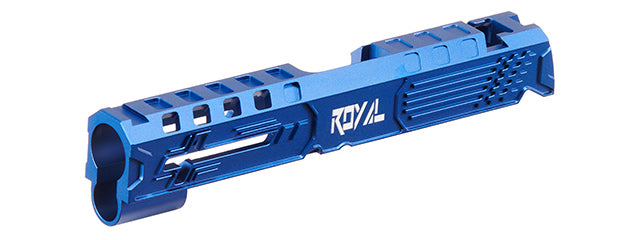 Dr. Black Royal Aluminum Slide for TM Hi-CAPA 4.3 GBB Pistols - (Blue)