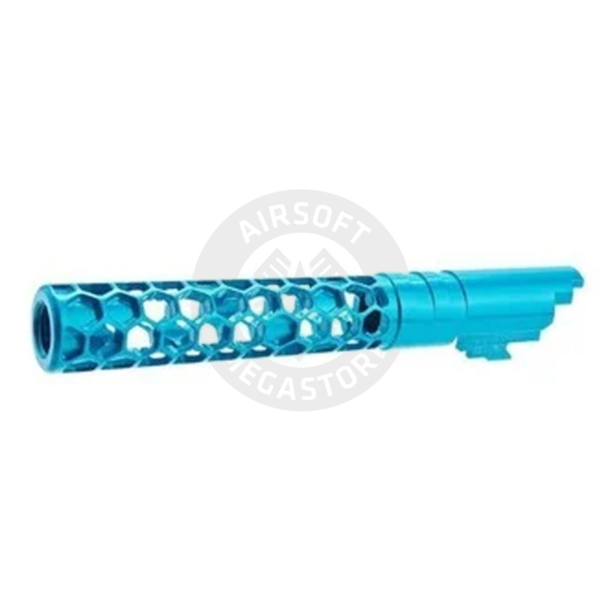 Dr. Black CNC Aluminum FAVOS Outer Barrel For TM Hi-CAPA 5.1 GBB Pistols - AQUAMARINE