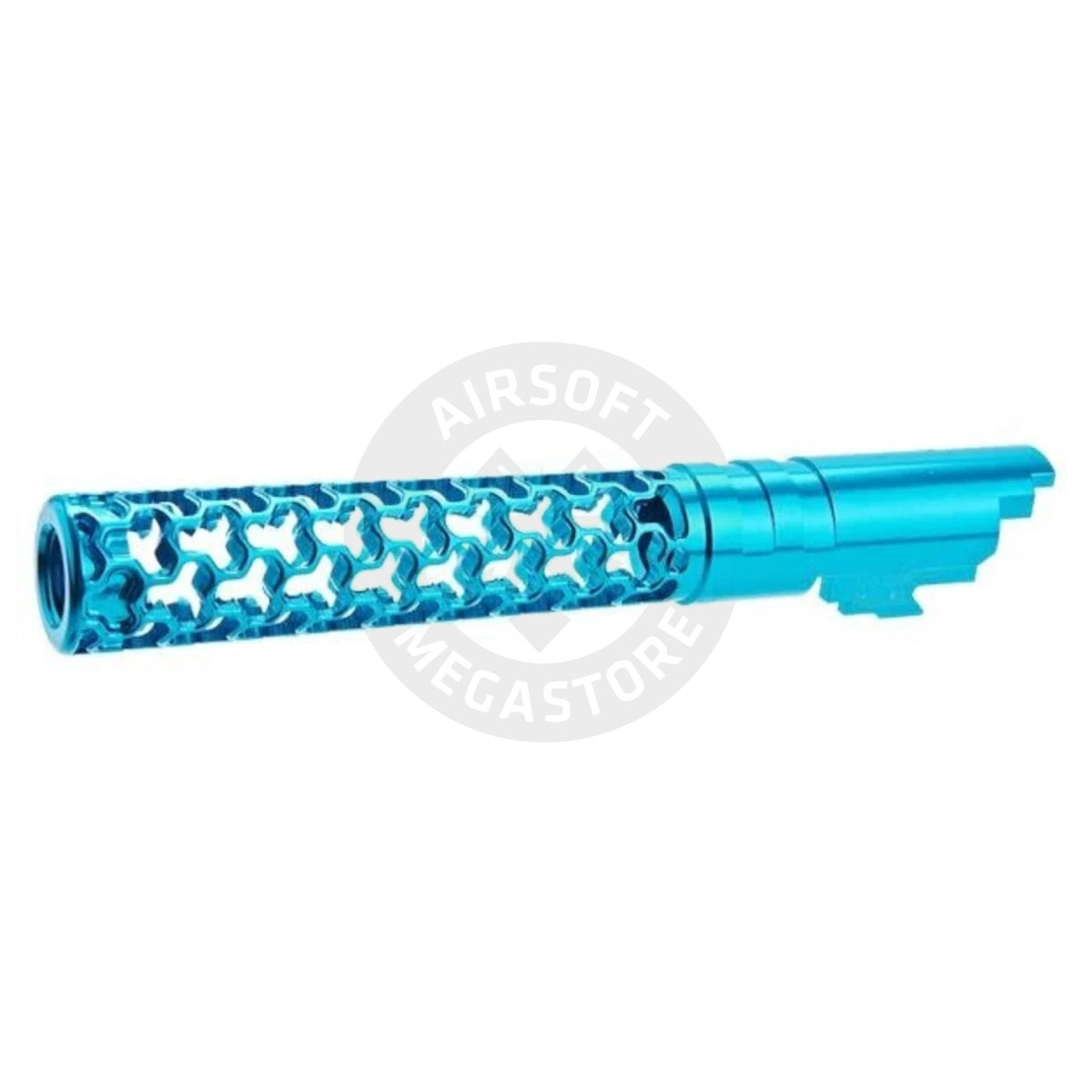 Dr. Black CNC Aluminum GEOM Outer Barrel For TM Hi-CAPA 5.1 GBB Pistols - AQUAMARINE
