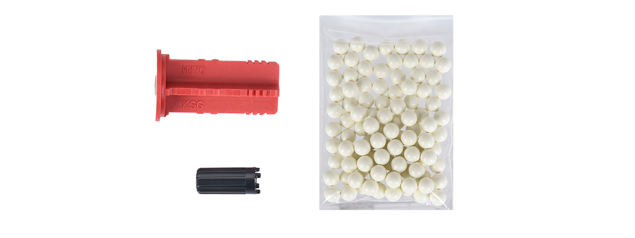 Tokyo Marui KSG Pump Action Gas Airsoft Shotgun Multi-Shot (BLACK)