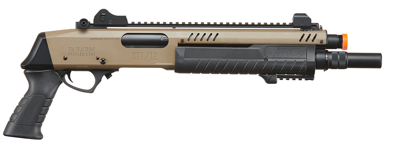 BO Manufacture REP FABARM STF12 Short 11 Pump Action Gas Shotgun - (Flat Earth)