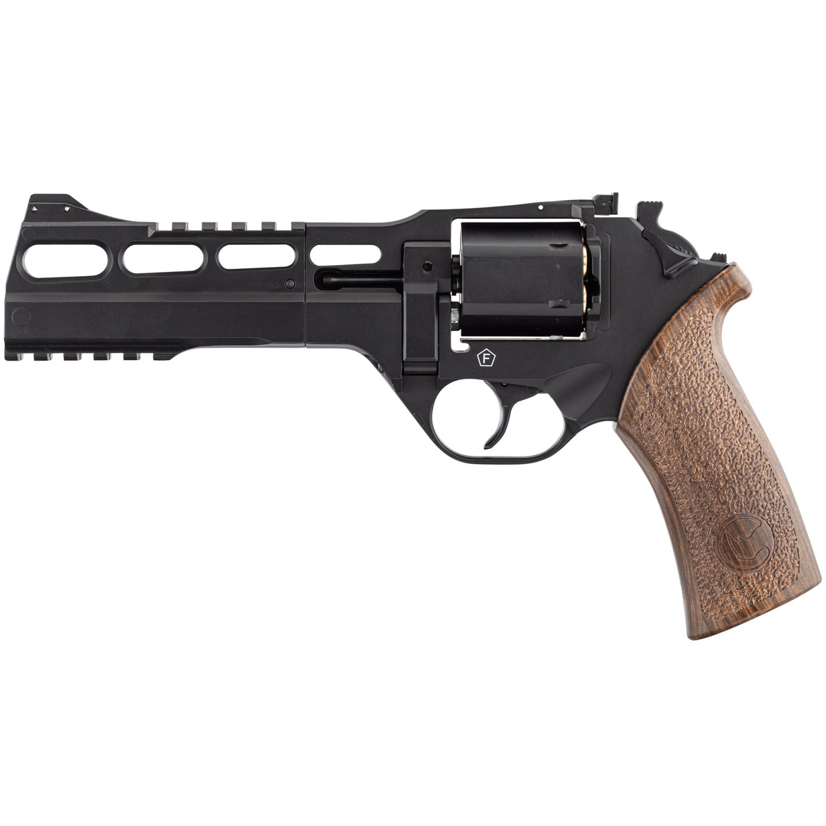 Chiappa Rhino Revolver 60DS .357 Magnum Style 6mm Airsoft Revolver Black Edition
