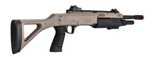 FABARM STF/12 Long Barrel Shotgun w/ Fixed Stock (DARK EARTH + BLACK)