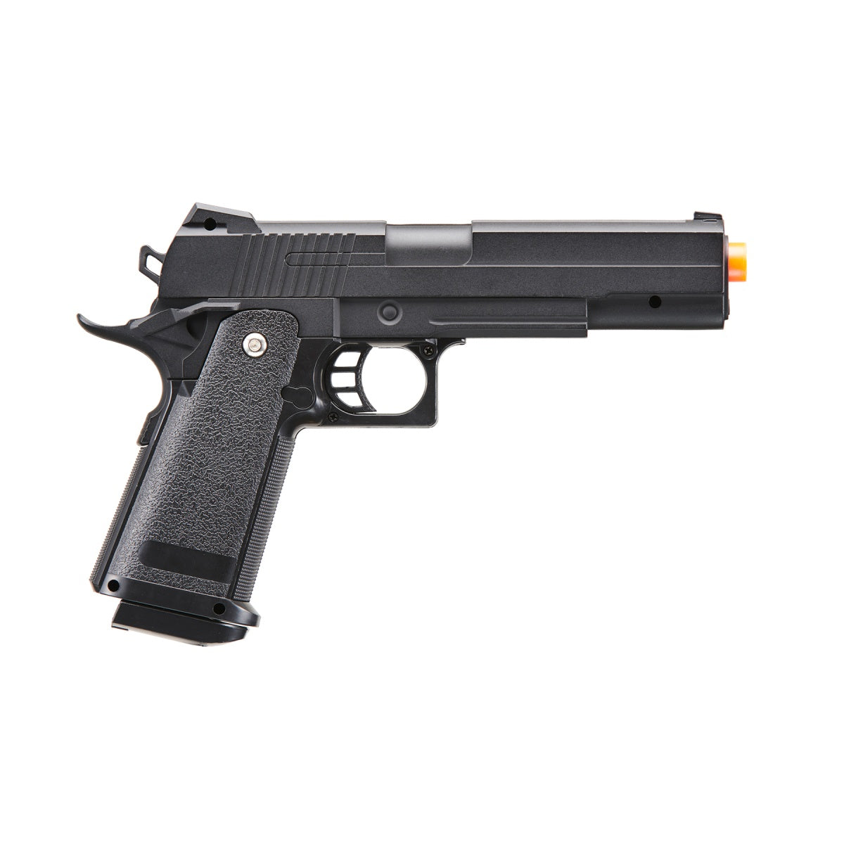 UK Arms 2011 Alloy Series Spring Airsoft Pistol (Color: Black)