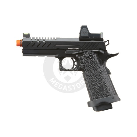 Vorsk Hi-Capa 4.3 GBB Pistol w/ Red Dot Sight - BLACK