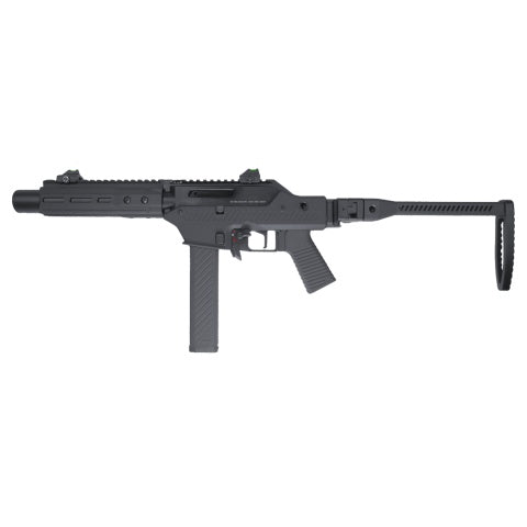Vorsk VMP 2SD GBB Airsoft Rifle w/ Integrated Suppressor & Folding Stock - BLACK