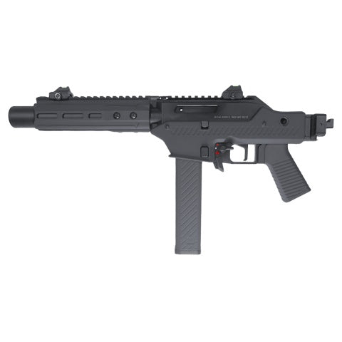 Vorsk VMP 2SD GBB Airsoft Rifle w/ Integrated Suppressor & Folding Stock - BLACK