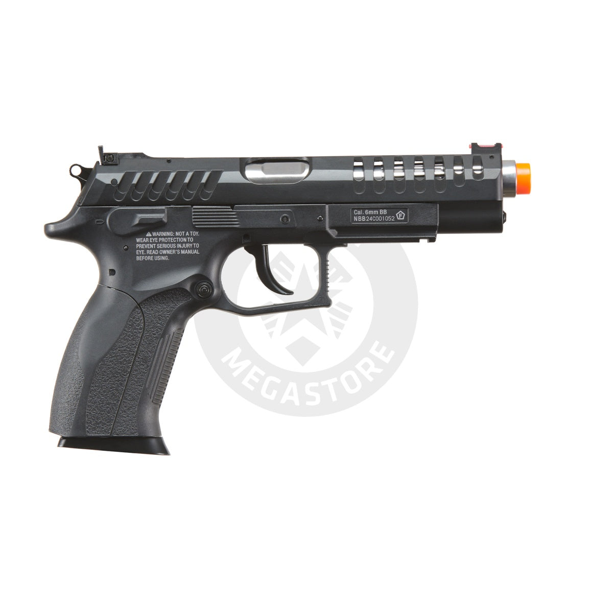 Win Gun Airsoft CO2 Non Blowback Pistol with Metal Slide - (Black)