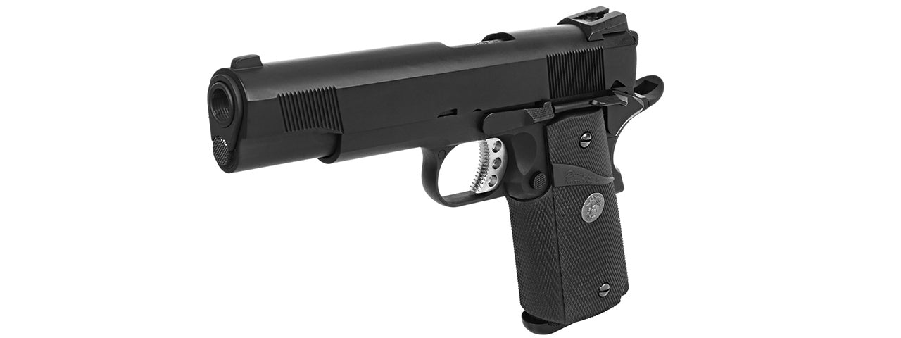WE Tech M1911 MEU Tanio Koba Airsoft Gas Blowback Pistol (BLACK)