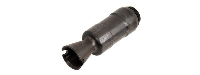 WE Tech AK Beta / AK74U Airsoft Rifle Metal Flash Hider (BLACK)