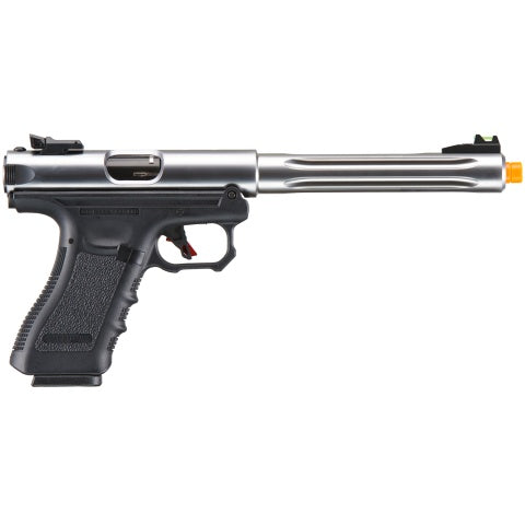 WE-Tech Galaxy Select Fire Premium L Gas Blowback Pistol (Color: Silver)