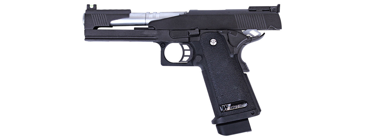 WE Tech Hi Capa 5.1 Dragon M1911 Gas Blowback Airsoft Pistol (BLACK)