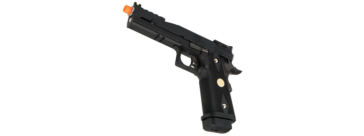 WE Tech Hi Capa 5.1 Dragon M1911 Gas Blowback Airsoft Pistol (BLACK)