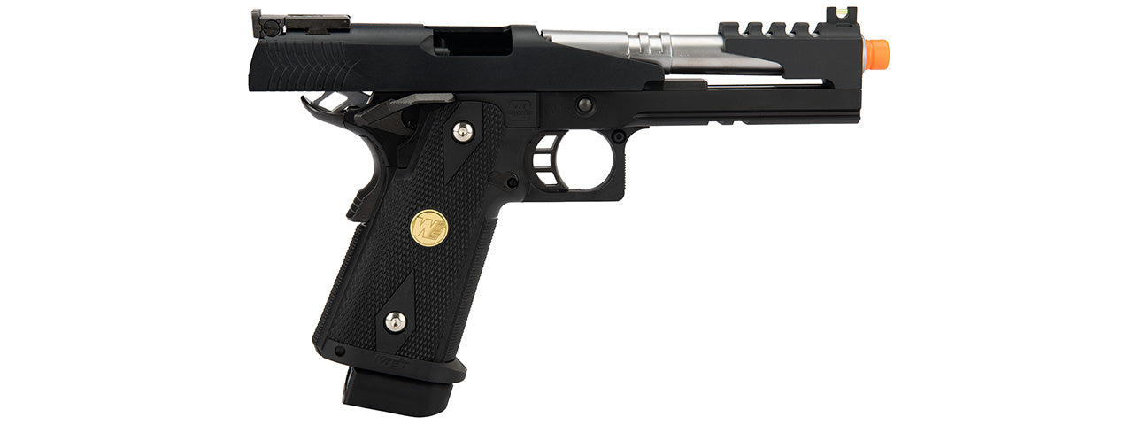WE Tech Hi Capa 5.1 Dragon M1911 Gas Blowback Airsoft Pistol (BLACK)