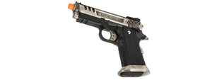 WE Tech 3.8 Hi-Capa Deinonychus Gas Blowback Airsoft Pistol (SILVER)