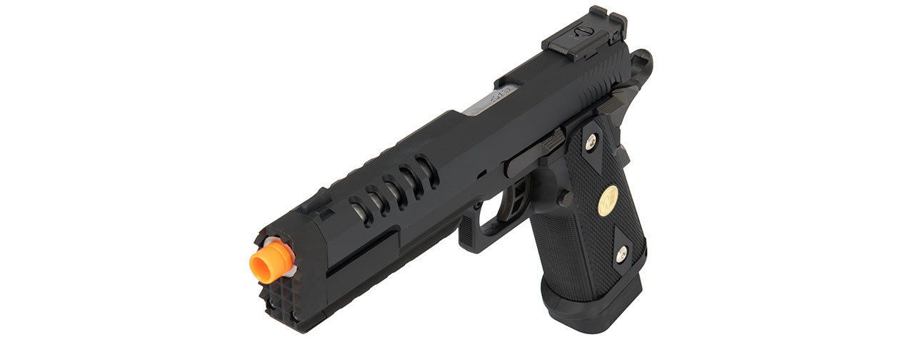WE Tech 1911 Hi-Capa Custom Hyper Strike Gas Blowback Airsoft Pistol (BLACK)
