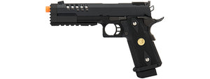 WE Tech 1911 Hi-Capa Custom Hyper Strike Gas Blowback Airsoft Pistol (BLACK)