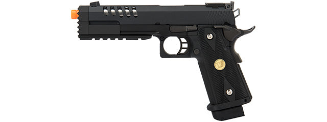 WE Tech 1911 Hi-Capa Custom Hyper Strike Gas Blowback Airsoft Pistol (BLACK)