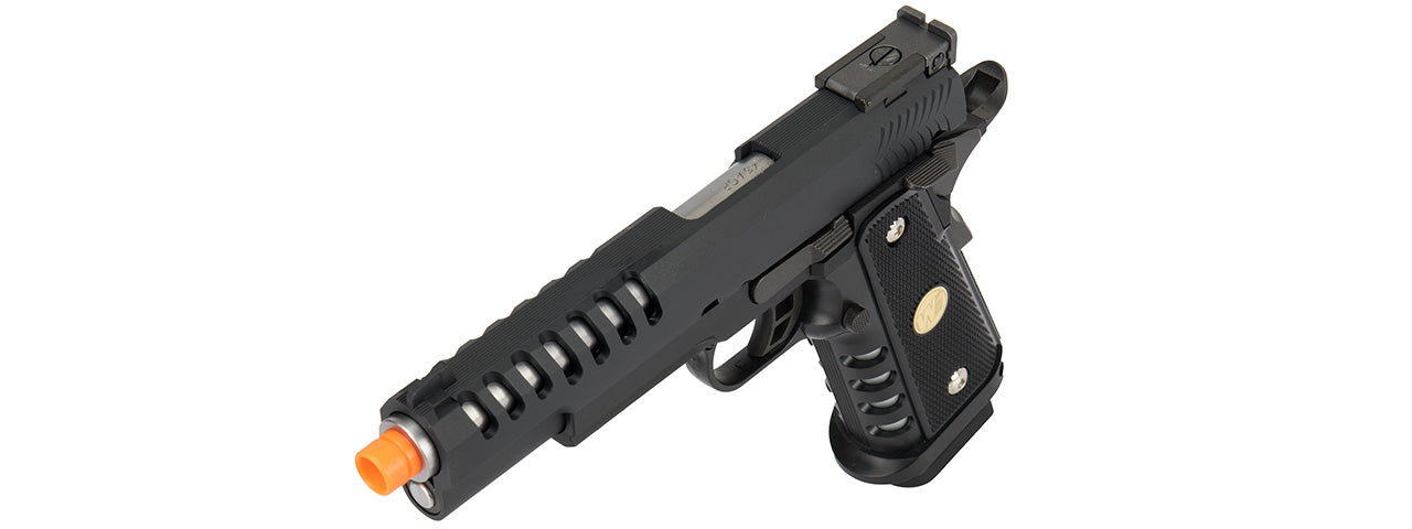 WE Tech 1911 5.1 Hi-Capa Hyper Speed Skeletor Gas Blowback Airsoft Pistol (BLACK)
