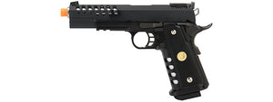 WE Tech 1911 5.1 Hi-Capa Hyper Speed Skeletor Gas Blowback Airsoft Pistol (BLACK)