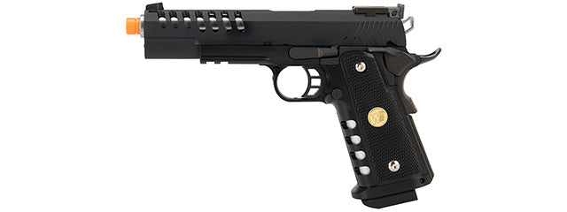 WE Tech 1911 5.1 Hi-Capa Hyper Speed Skeletor Gas Blowback Airsoft Pistol (BLACK)
