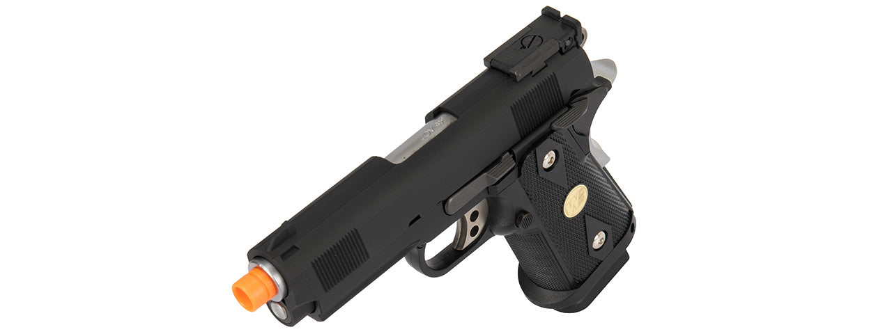 WE Tech 1911 3.8 Baby Hi-Capa Gas Blowback Airsoft Pistol Version B] (BLACK)