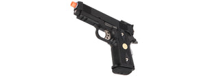 WE Tech 1911 3.8 Baby Hi-Capa Gas Blowback Airsoft Pistol Version B] (BLACK)