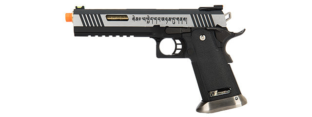 WE Tech 1911 Hi-Capa T-Rex Competition Gas Blowback Airsoft Pistol Tibetan Version] (TWO TONE / GOLD)