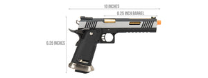 WE Tech 1911 Hi-Capa T-Rex Competition Gas Blowback Airsoft Pistol w/ Sight Mount & Top Ports (TWO TONE / GOLD)